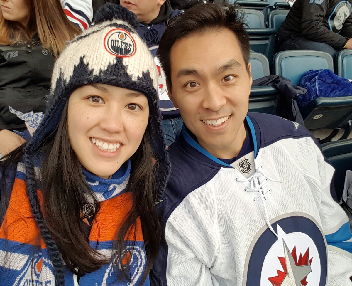 ckimtweets's tweet photo. Here we go again! #oilers vs # jets #gooilergo! https://t.co/KlcCHjANCq