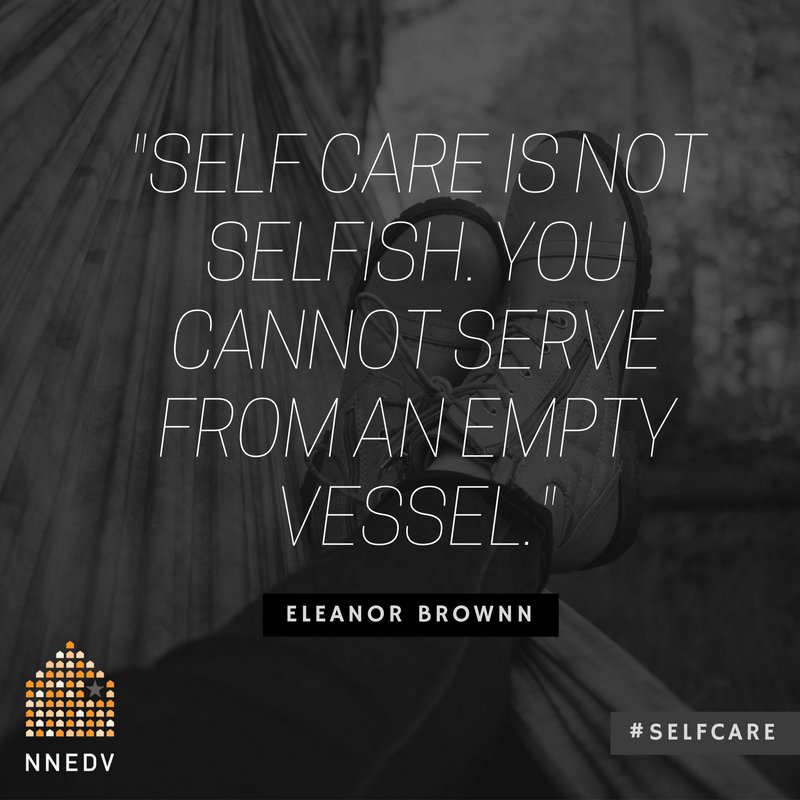TheJessBrighton's tweet photo. RT @nnedv: A5: #SelfCare cannot be overlooked. Practicing #SelfCare helps to create sustainable, long-term change https://t.co/vZ9bcfiymN
