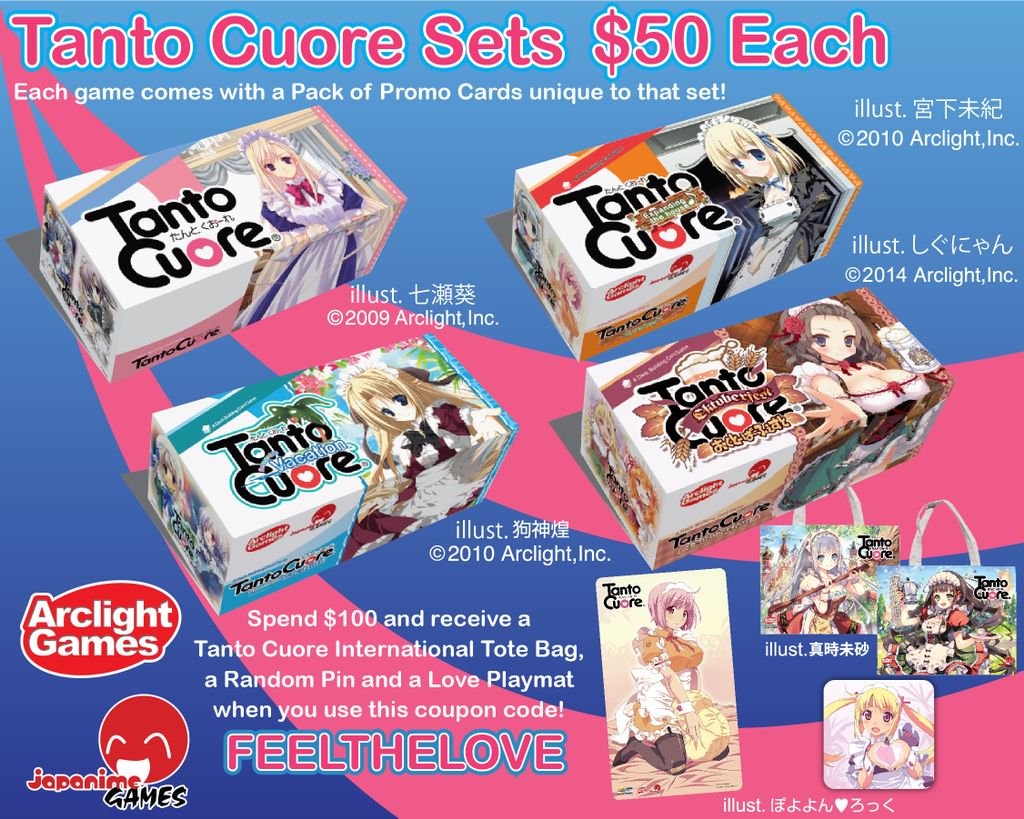JapanimeGames's tweet photo. Fill your house with lovely maids by using the code "FEELTHELOVE" at checkout when you spend $100 or more at  https://t.co/DyBDw6HWxL! https://t.co/OeUGak8zDe