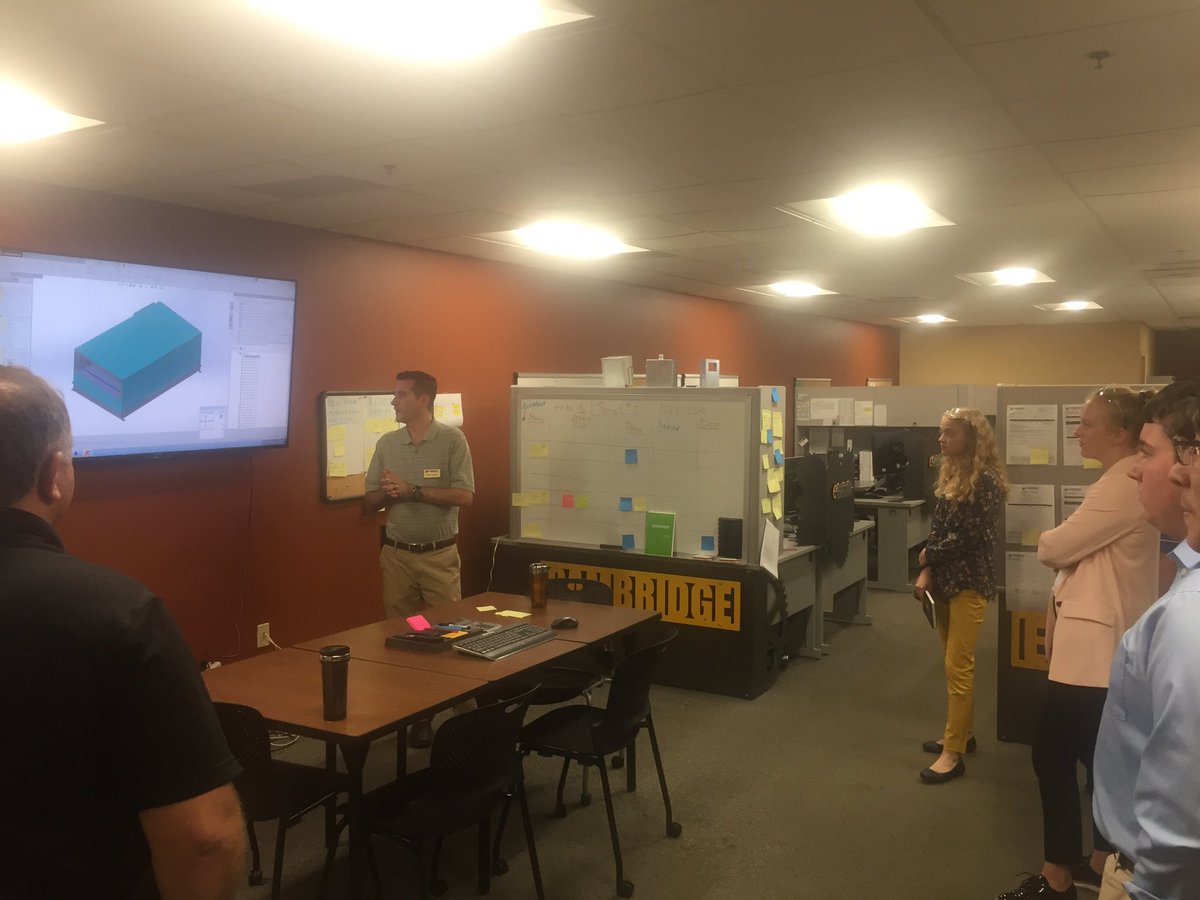 spark_parkrock's tweet photo. #engineering and #tech we're so pumped to tour Cambridge Engineering for #MFD2017 https://t.co/p0eTdSQV75
