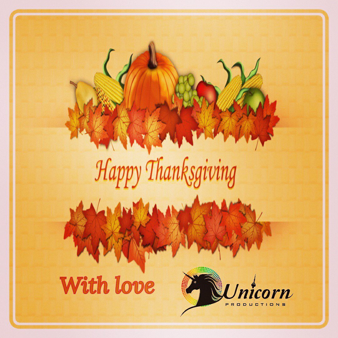 unicornpro_to's tweet photo. Happy thanksgiving 2017 !! Enjoy your time with family!! With love @unicornproductionsTO 
#toronto #thanksgiving #gta #the6ix🍁 #family https://t.co/xhGthd08DS