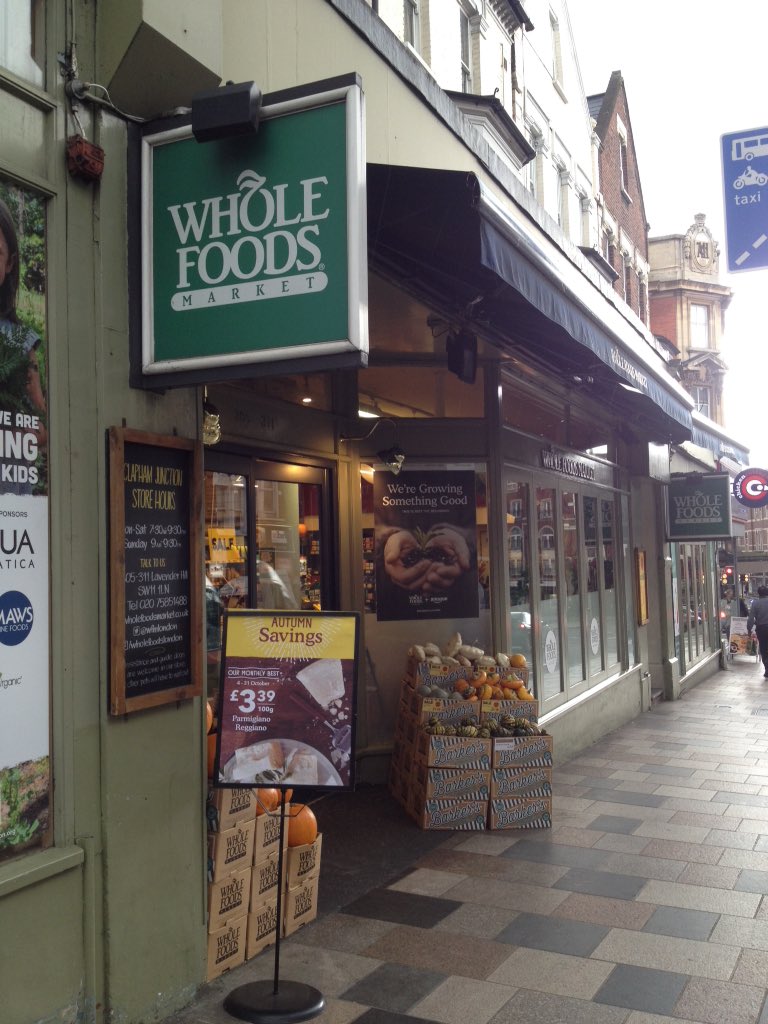 ClearspringUK's tweet photo. We're sampling #Matcha #tea @WholeFoodsUK in #ClaphamJunction #today ! Come and try๐ #JustAddMatcha #organic https://t.co/pcpuuKFtPL