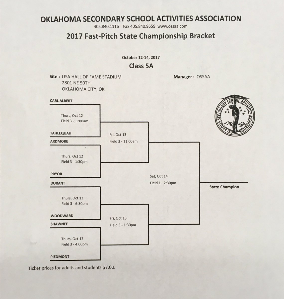 TheReag's tweet photo. Durant Lady Lions at 5-A fast pitch state softball this week https://t.co/ihuMAVQfHC
