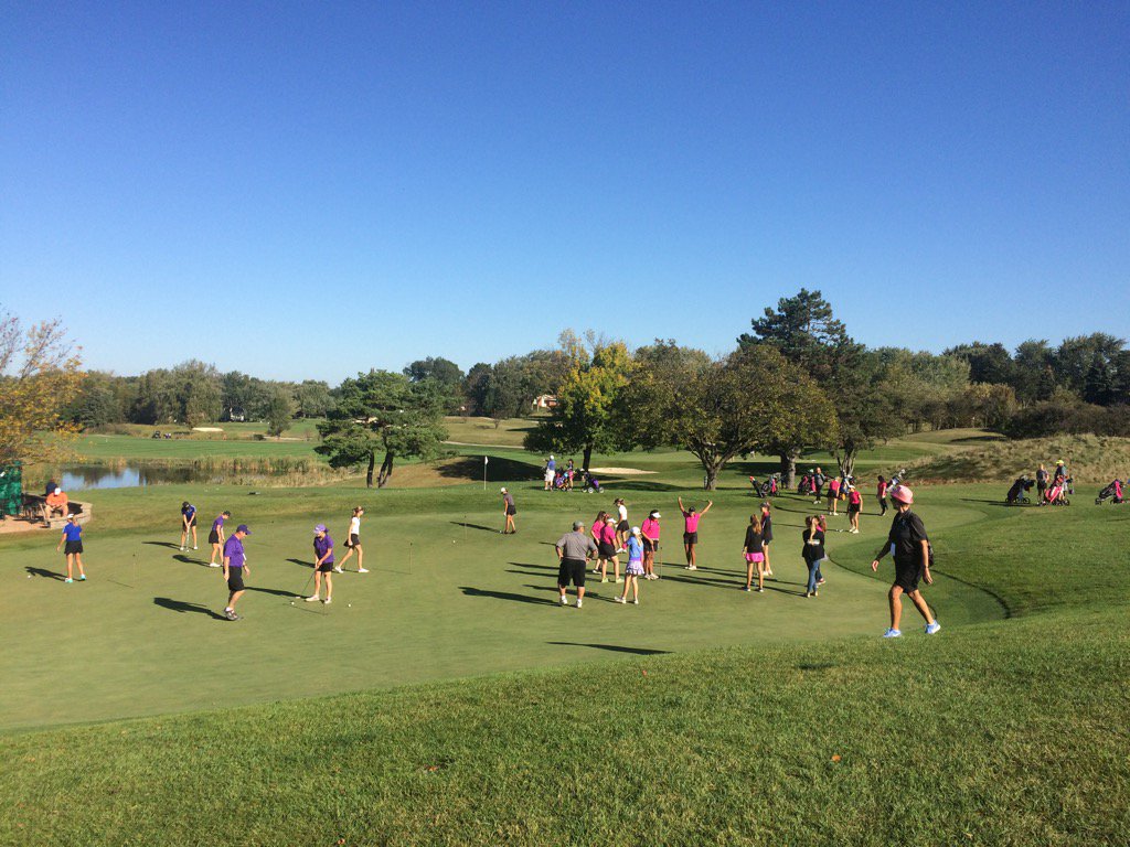 dougmyslinski's tweet photo. Melancholy day today at sectionals @MakrayGolfClub #wontbelastround #stateisnext https://t.co/PHOK8D3mfC