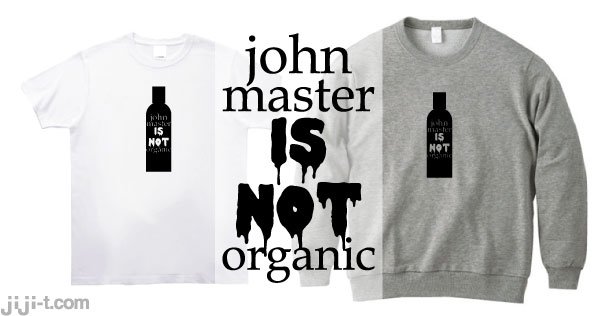 高級シャンプーの中身も対応もデタラメだったので→【時事新作】ジョンマス成分詐欺Tシャツ 
[ john master IS NOT organic] blog.p-and-m.net/?eid=1129　
#吉祥寺 #Tシャツ