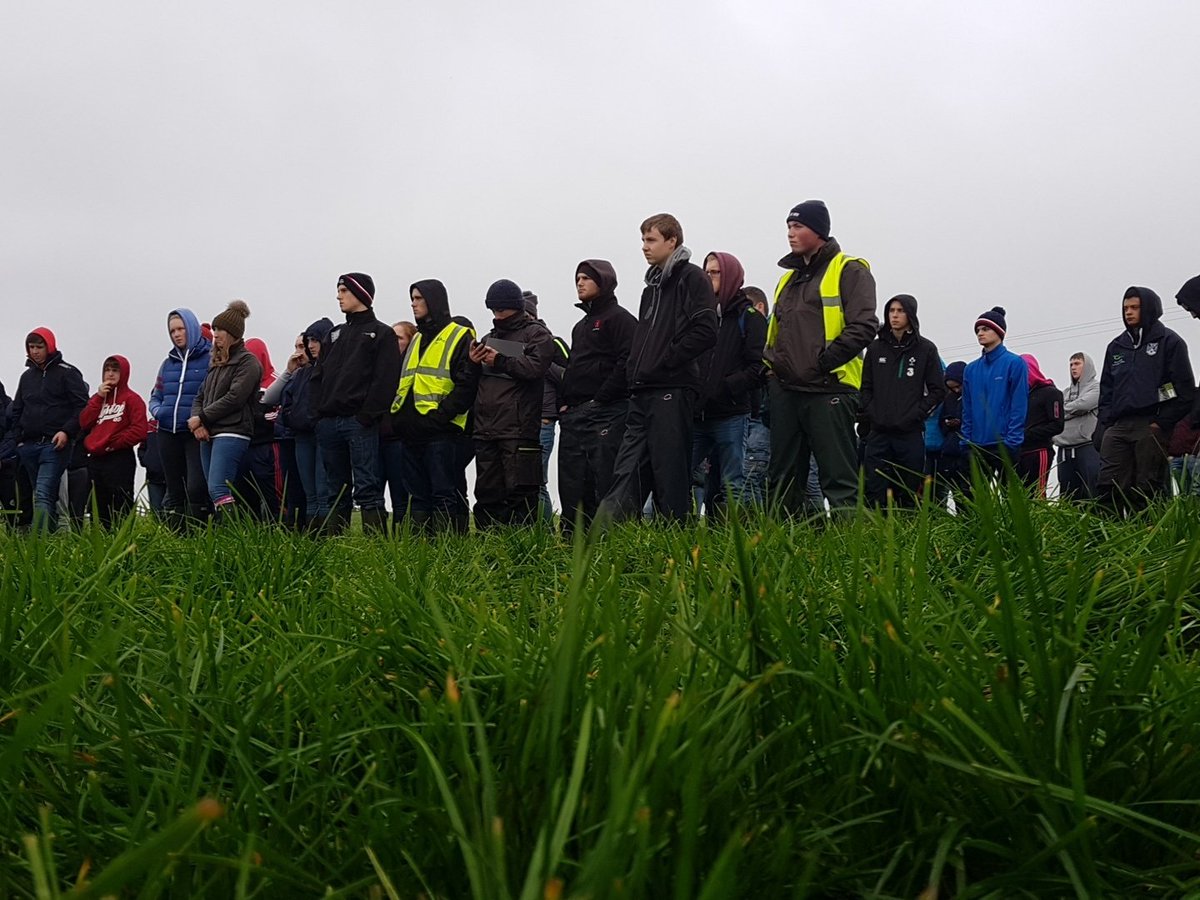 IrishGrassland's tweet photo. The IGA Sudent Conference sponsored by @fbd_ie continues to visit the 2nd farm of Kieran and Cathy Kavanagh. Over 500 attendees #IGASC https://t.co/I8vBlyvTdf