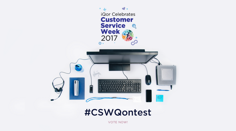 iQor's tweet photo. Please vote in our #CSWQontest (<-see all entries at this hashtag)! Videos with the most Likes go on to a poll to win the grand prize! https://t.co/5g0EMyHPbc