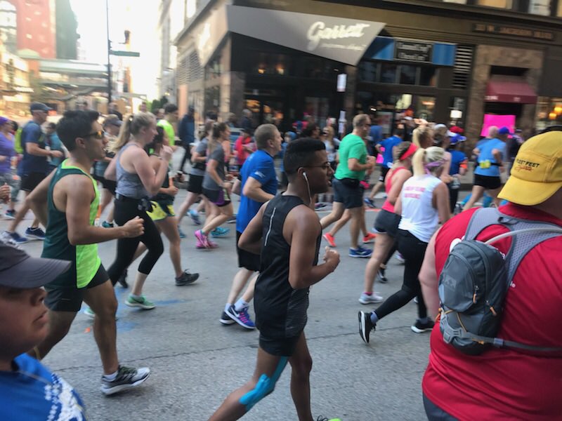 FrMichaelTrail's tweet photo. 2 Tim 4:7 “I have fought the good fight, I have finished the race, I have kept the faith.” We did it! #chicagomarathon https://t.co/HlCKEA399q