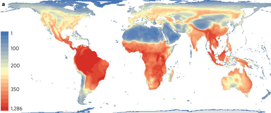 Rich Grenyer 🐪💨 (@rich_) on Twitter photo Our new paper in <a href="/NatureEcoEvo/">NatureEcoEvo</a> has distributions of *all* terrestrial verts inc. reptiles, + conservation implics.
nature.com/articles/s4155… Our new paper in <a href="/NatureEcoEvo/">NatureEcoEvo</a> has distributions of *all* terrestrial verts inc. reptiles, + conservation implics.
nature.com/articles/s4155…