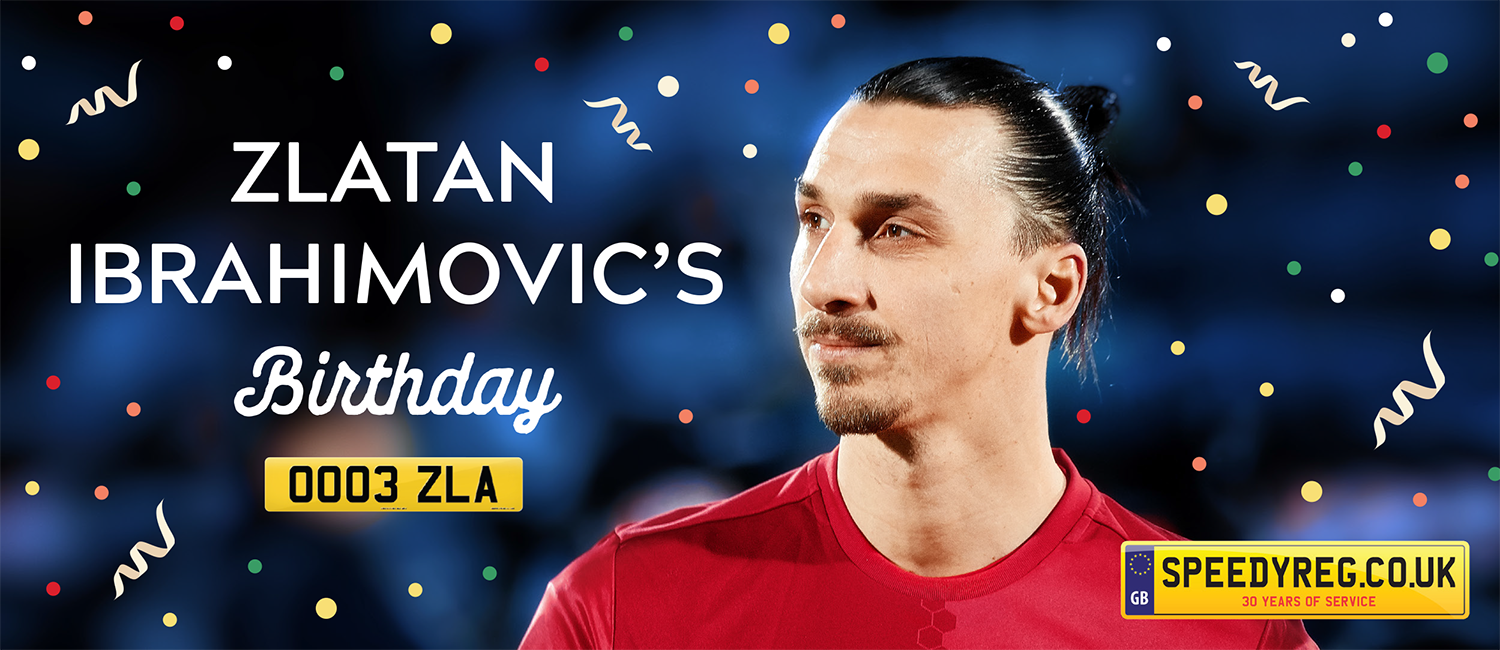 Today we celebrate the 36th birthday of Zlatan Ibrahimovic,   
