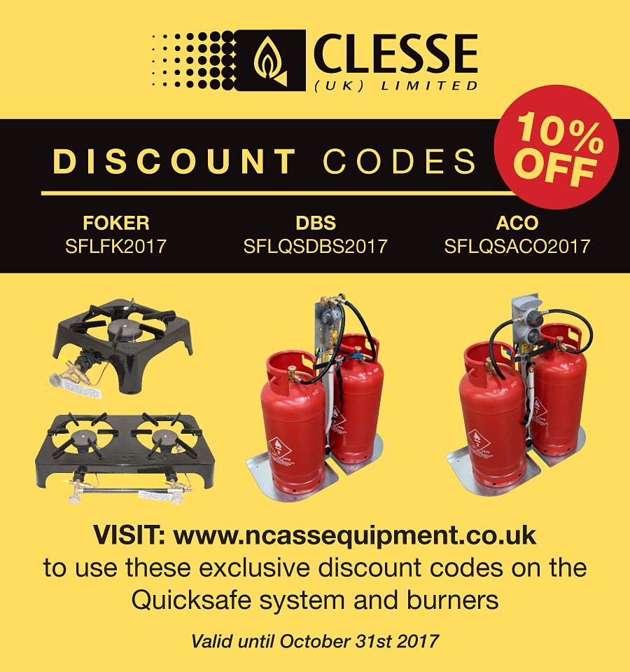 NCASS_UK's tweet photo. 'Tis the season to refresh your catering equipment, which is why we've got some lovely discounts on some of our @ClesseUK products https://t.co/RVCugLuwwB