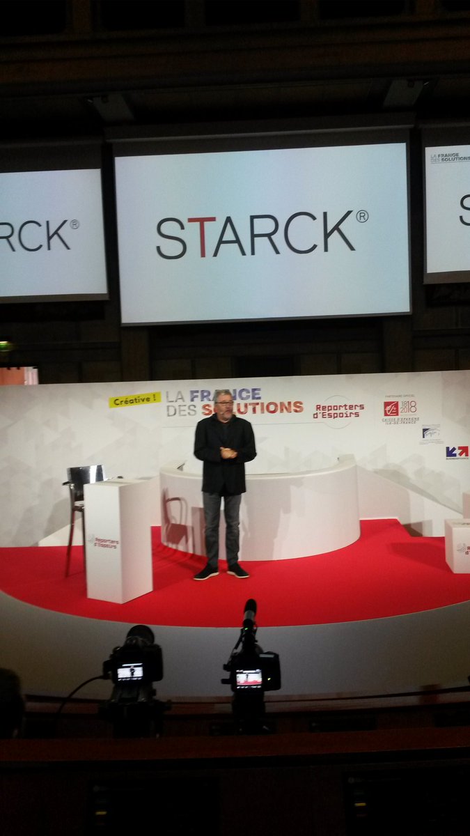 stefienadreau's tweet photo. #FDSOL Philippe STARCK : "La créativité c'est notre légitimité à exister" https://t.co/VtHn4s8wFH