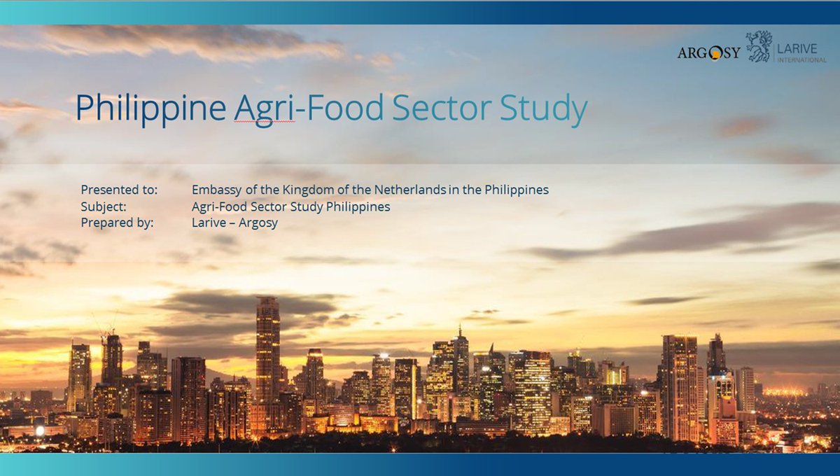 Round table meeting 3 November: Agri-food Philippines business opportunities 🇵🇭larive.com/agri-food-phil…