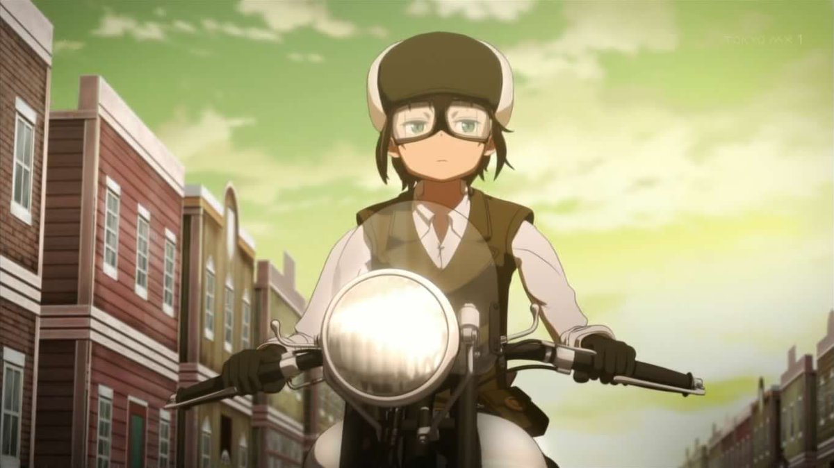 Aranime キノの旅 1話 人を殺すことができる国 旅をする少年と相棒のバイクが訪れたのは 人殺しが禁止されていない国 人殺しという自分たちの文化を遵守する住民たちとの触れ合いを通して 描かれる平和はどこか思考実験的な意味合いを感じた