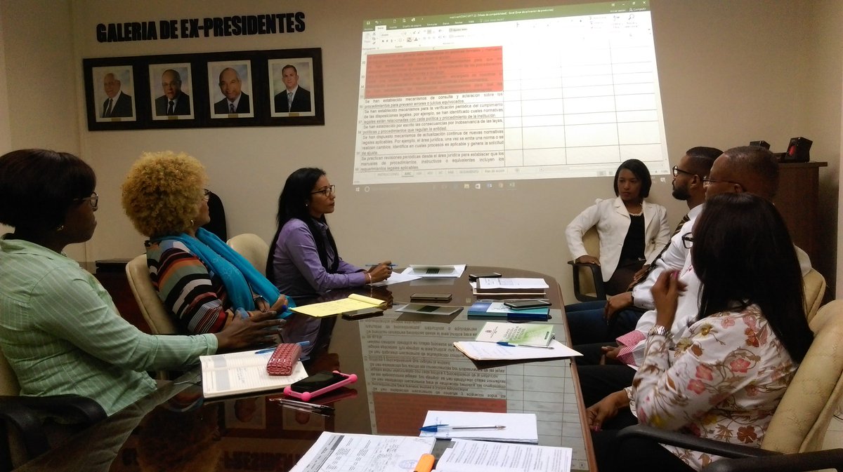 CoaaromRD's tweet photo. Comisión #NOBACI (Normas básicas de control interno) en jornada de trabajo para  implementación Plan de Mejora Institucional. #Coaarom https://t.co/0FhwK16erC