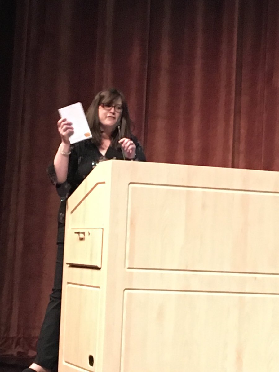 sharicollins44's tweet photo. Great hearing from our Pres Brooke! Free notepads!! #ictm2017 #iowamath https://t.co/1SmPh7gtAB