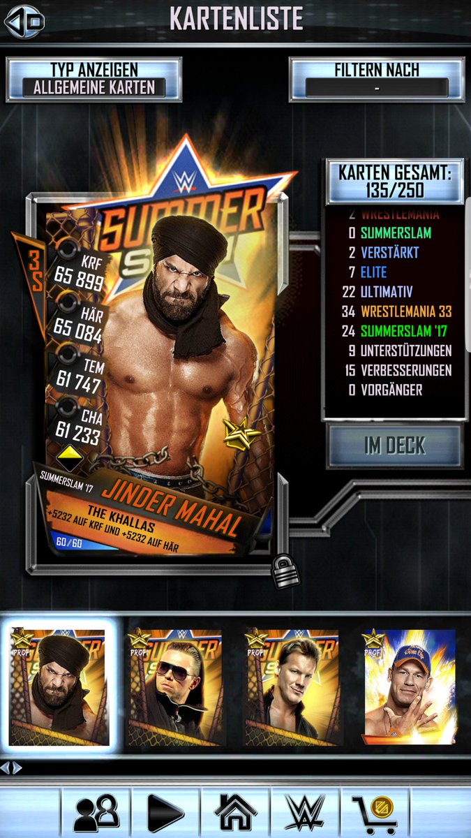 freeloaderalert's tweet photo. A friend of mine wants to sell his #WWESuperCard Account! His rank is SS17+. DM me if someone have interest. https://t.co/VYyX7j3Pif