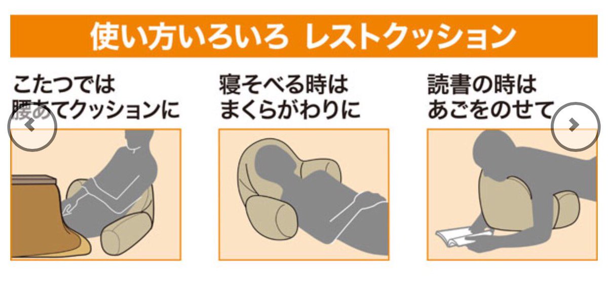 はる らるーん 今日ニトリでレストクッション買ったんだけど寝転んでゲームや読書する時はもちろん 椅子に座ってゲームや読書する時にもバッチリ コレは良い買い物をした O もう1個買って2人各々使います T Co Bluu9gdmxt Twitter