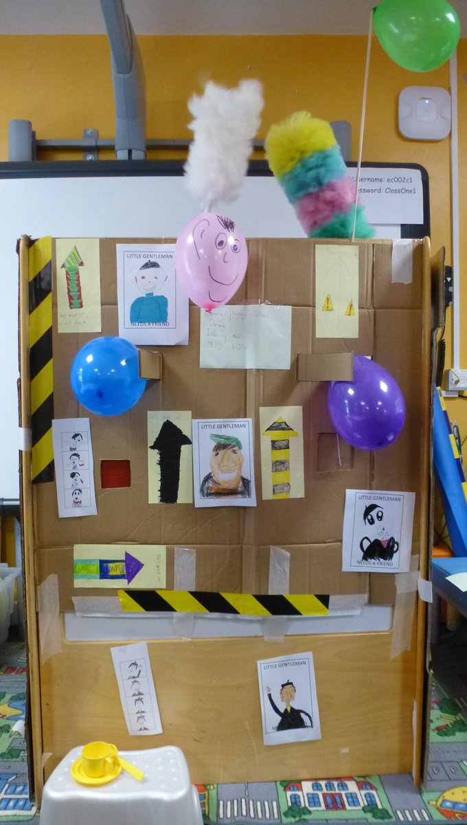 How fantastic is Dervaig Primary School's version of the Little Gentleman's house?! Inspired by seeing the show in Tobermoray last week!🎈