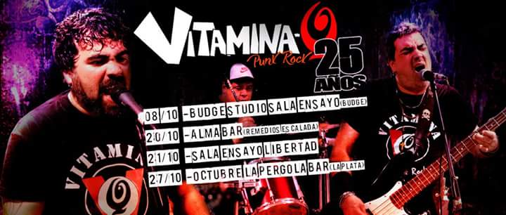 Vitamina_Q's tweet photo. PROXIMO SHOW VIERNES 20 DE OCTUBRE EN ALMA BAR..TE ESPERAMOS AMIGO PUNK ROCKER!! https://t.co/BS4TuRdrHK