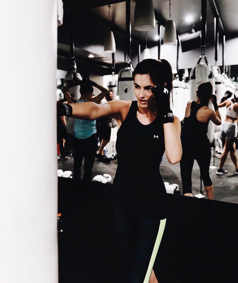 TheAListLA's tweet photo. Time to knockout the week 👊🏼 @camillabelle @UAWomen #motivationmonday https://t.co/U9iw7twi1k
