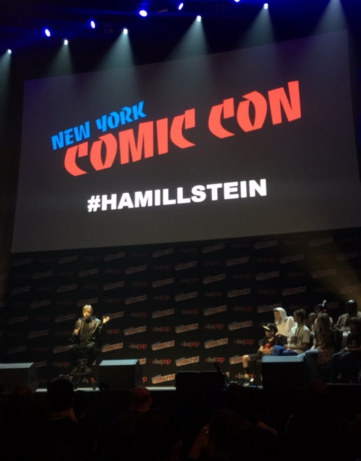 hamillslj's tweet photo. Wit & wisdom with @HamillHimself for #Hamillstein at #NYCC. Lots of fun, plus some timely advice on the hazards of meeting your heroes. https://t.co/1pv4WqbWlG