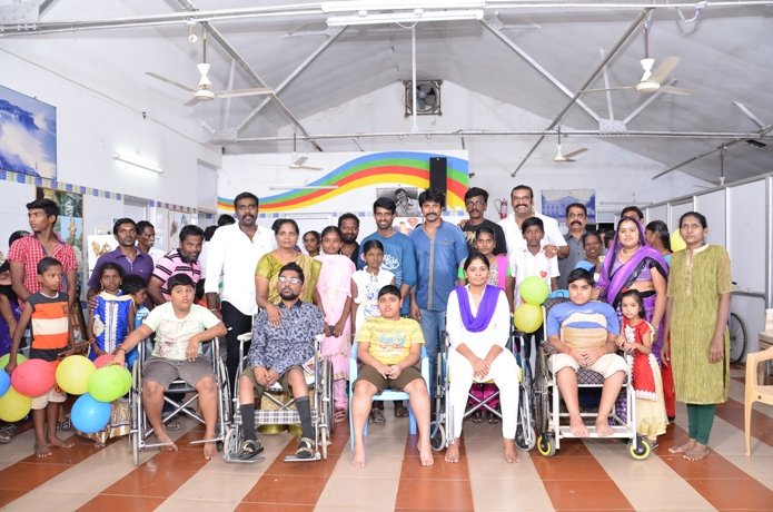theralmusic's tweet photo. #Sivakarthikeyan Visit Mayopathy School !

@Siva_Kartikeyan @sooriofficial @ponramVVS https://t.co/UyE7n7igEO