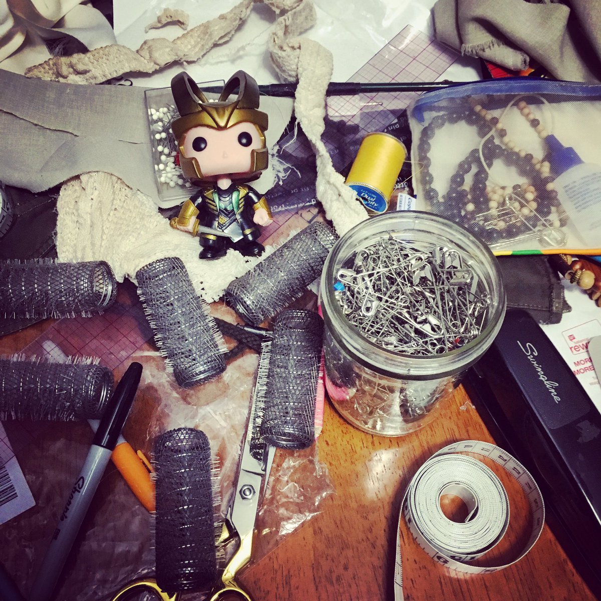 lilLokiPop's tweet photo. What do you mean we have to clean up now? #nycc2017 #cosplay https://t.co/7lIpmkgjg3
