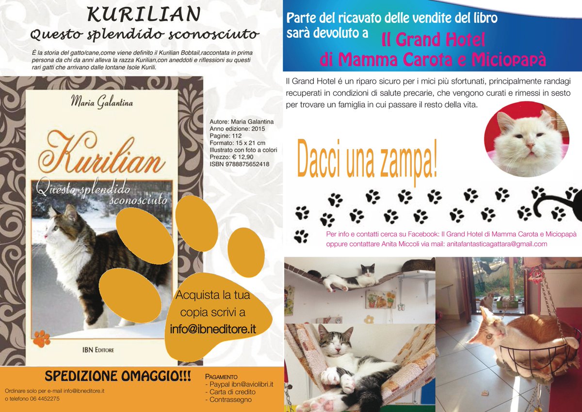 Aviolibri's tweet photo. Le nostre iniziative pro volontari animalisti 
   #beneficienza #volontari #animalisti #GrandHotelMammaCarotaMiciopapà #gatti #randagi https://t.co/4RAihZJeFp