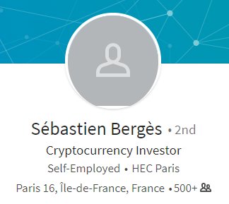 JohnWorthley's tweet image. Cryptocurrency Investing - It's a new profession on LinkedIn bios