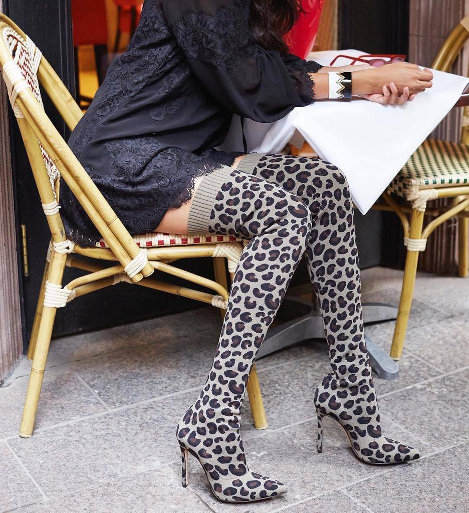 gianvito rossi leopard boots