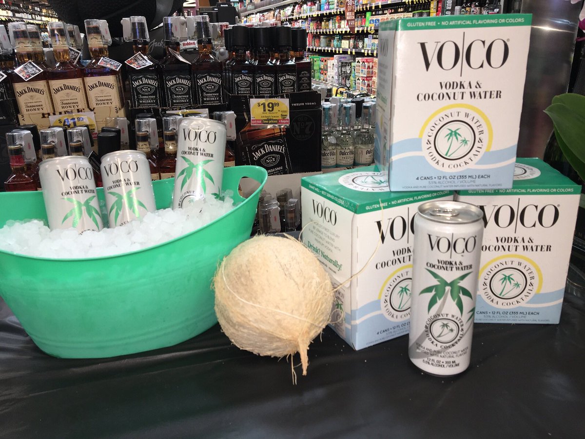 <a href="/VOCOdrink/">VO|CO</a> is Coconut water mixed perfectly with a triple distilled corn vodka! #glutenfree