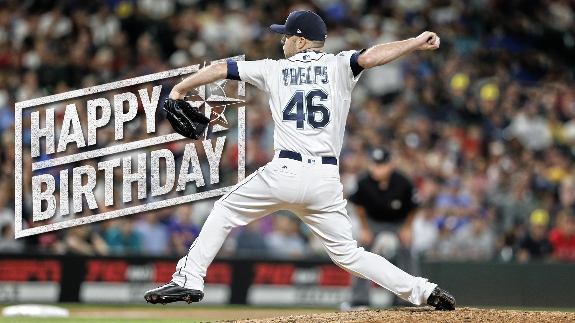 A big Happy Birthday to Mariners righty David Phelps! 