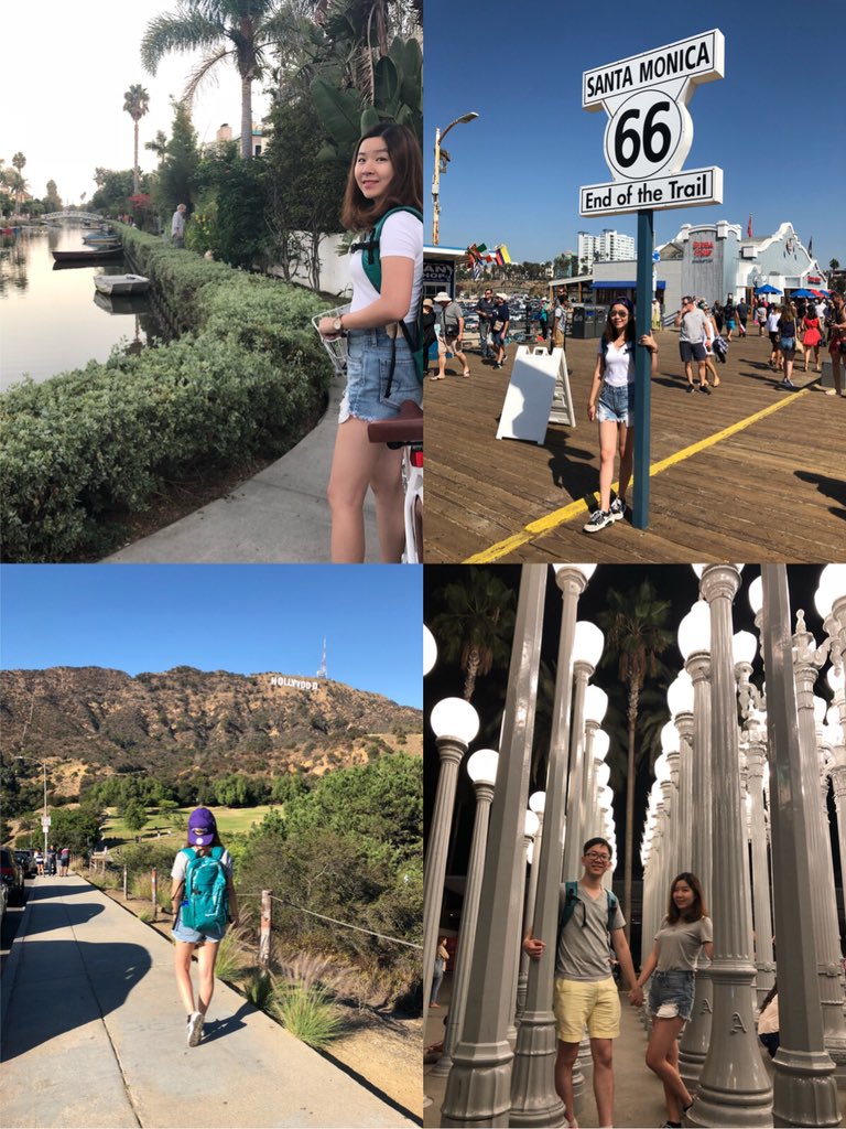 Hello LA, nice to see you again after a year. #LosAngeles #headingtosandiego #revisit #biking #Thanksgiving