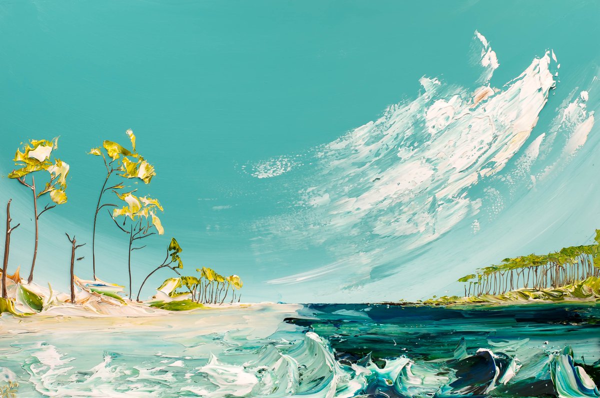 Seascape 36X24 acrylic paint
Please call the gallery at 850.267.2022 for more information.