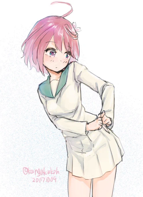 たまにはスカートをはいてみたいでち
#艦これ版深夜の真剣お絵描き60分一本勝負
#艦これ版真剣お絵描き60分一本勝負_20171009
#伊58 