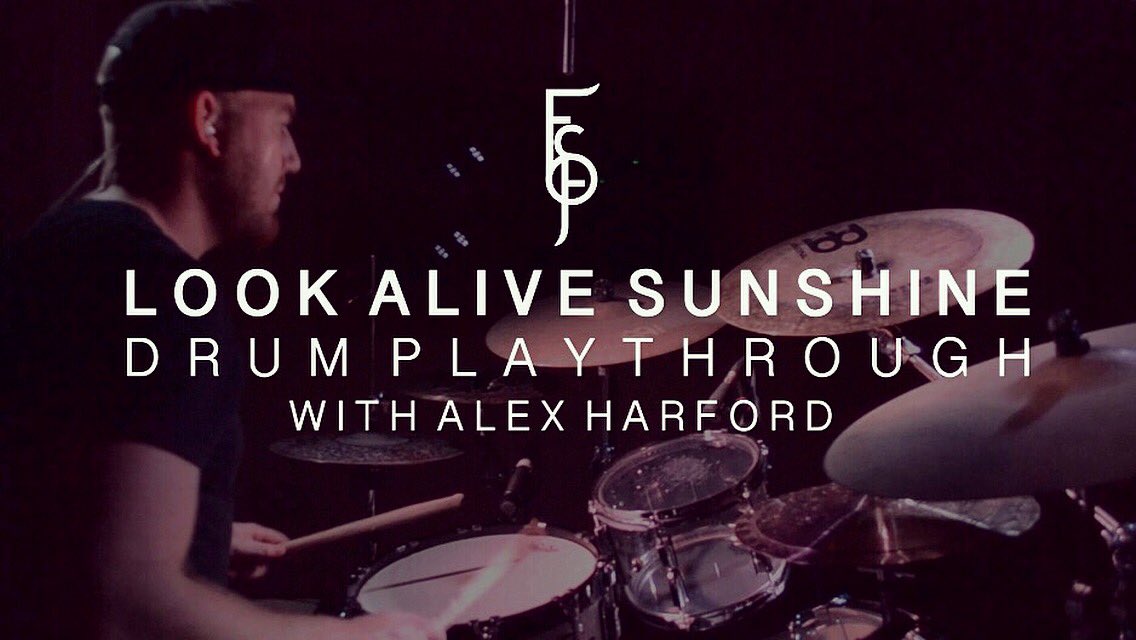 FSOF's tweet photo. #LookAliveSunshine ๐Drum play-through with Alex Harford now live! Watch in full on YT: https://t.co/Y2BvyOvVU6 #AlexHarfordDrums #tsottc https://t.co/6yzUQr4ZF2