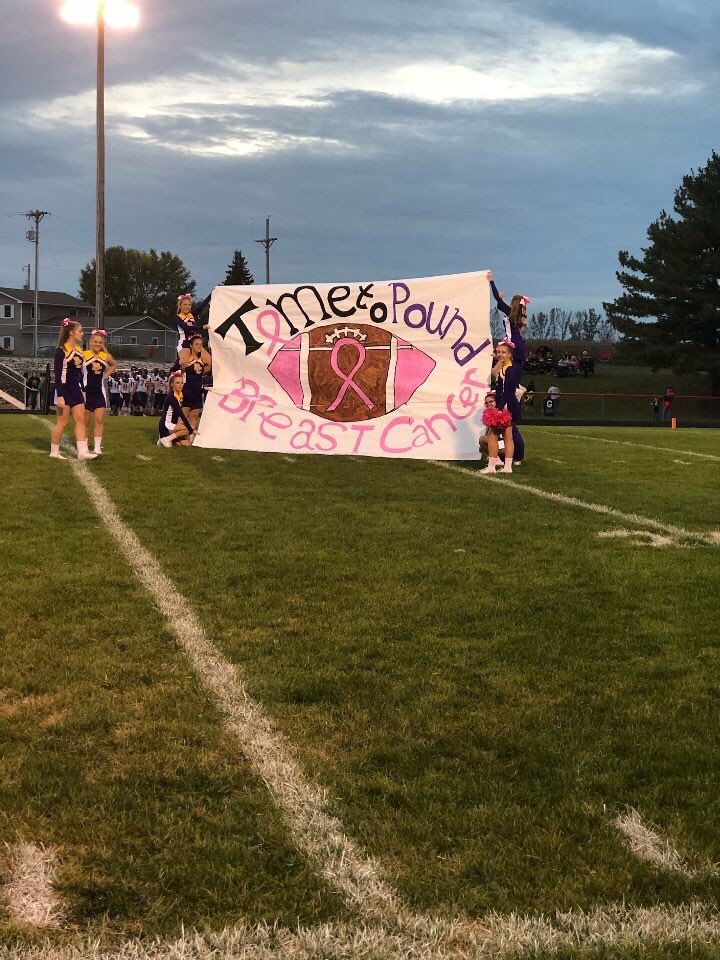 BCBulldogsCheer's tweet photo. We will be wearing pink again this Friday in honor of October’s Breast Cancer Awareness Month! https://t.co/EMqvgBgIYV