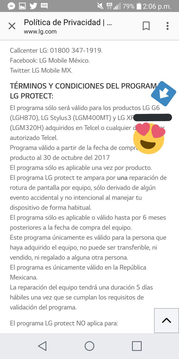Myleiidy's tweet photo. Un mes con mi teléfono y ya estrelle la pantalla🤦🏻

Pero me encontré con que tiene garantía por un remplazo de pantalla 😍 #TeAmoLg https://t.co/0atQaZk09Q