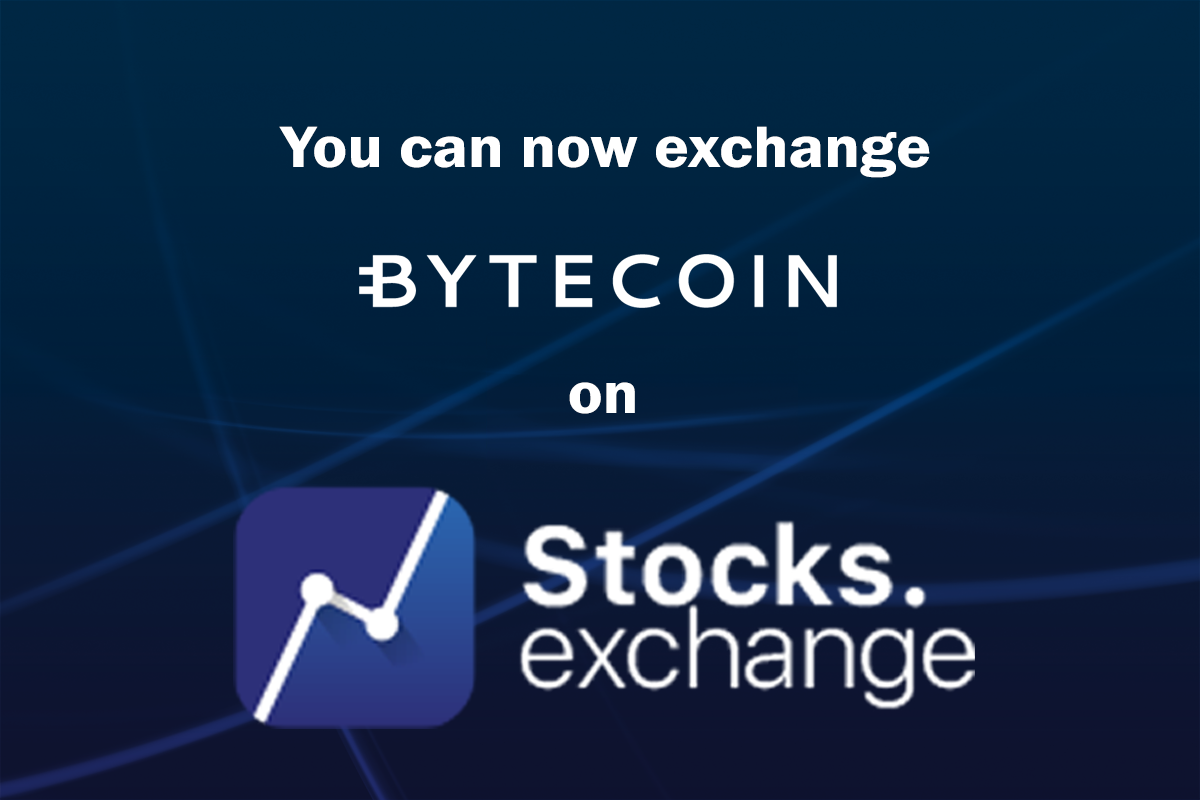 Bytecoin_BCN's tweet photo. Monday comes with good news! @stockexchange has listed BCN with both BTC and ETH! #ByteCoin #BCN
https://t.co/CuMWKSZDCM https://t.co/CHTu1bQVLA