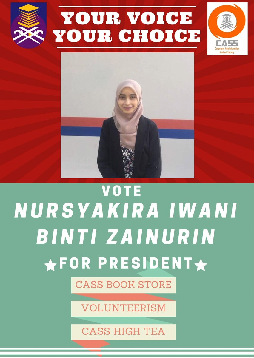 cassfsppp's tweet photo. We are proud to announce three candidates for our society's President. Make your choice, choose wisely.
#CassElection #CassSquad https://t.co/ICqk1DlW5M