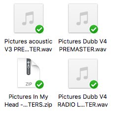 Pictures In My Head acoustic and dubb versions (extended DJ friendly jobbie AND radio length niceness) off to mastering 💪