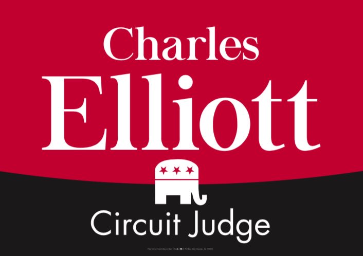 I’m Charles Elliott and I need your vote on June 5th, 2018!