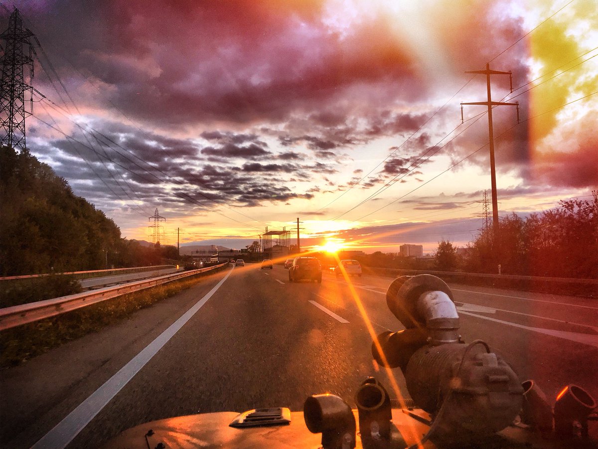 We’re in our own race against the sun, once its gone it’s game over for us, our lights are worse than <a href="/LawgisticsSales/">The Judge</a> navigating!  #B4B17