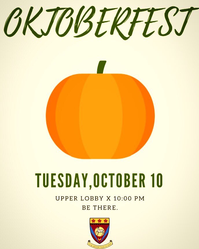 RodinHouse's tweet image. Midterms got ya down? We’ve got you covered w/ a study break! The deets:➡️Oct 10 | Upper Lobby | 10pm