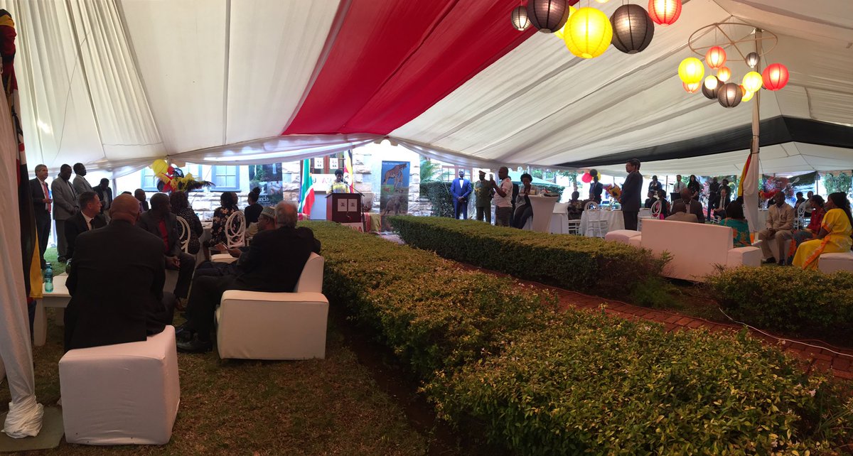 platinumgoldSA's tweet photo. Celebrating 55 Years of Independence Uganda High Commission  #PlatinumGoldLovesSA https://t.co/7PrnZdY4Z5