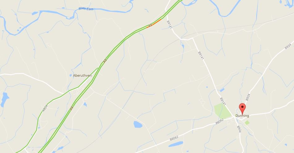 trafficscotland's tweet photo. ❗NEW❗ 17:55⌚
#A9 S/B #Dunning lane 1 ⛔ due to an oil spill ⚠ Not causing a delay though 👍
#BeAware @NETrunkRoads https://t.co/iaNtnbpTap