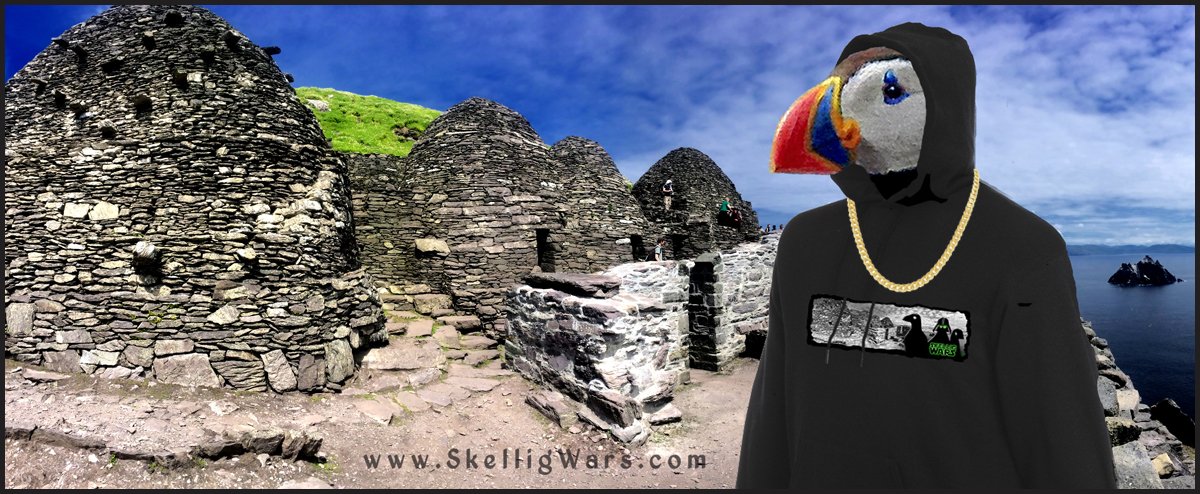 SkelligWars's tweet photo. #skellig &amp; #Hollywood troubled A-Lister Puff Paddy rare sighting before #TheLastJediTrailer #TBEXIreland https://t.co/A8euj0yKJv https://t.co/dSWlwuD2eh