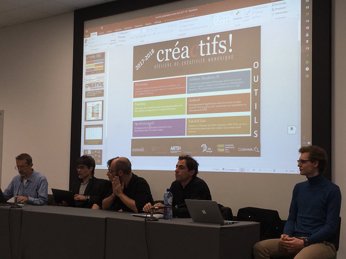 projetcyberpack's tweet photo. @projetcyberpack participe aux #ateliers #creactifs17 #gratuits pour découvrir la programmation avec #processing https://t.co/Z8NuAEvAcM https://t.co/tmCIm9S1eC