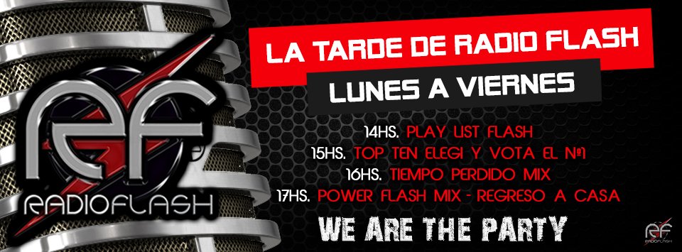 radio_flash's tweet photo. Lunes a Viernes !! Mas #Diversión, Mas #Party!...
Prendete a #LaTarde De #RadioFlashDigital #WEARETHEPARTY
https://t.co/irAJwlAb78 https://t.co/wAMfJyKmAz